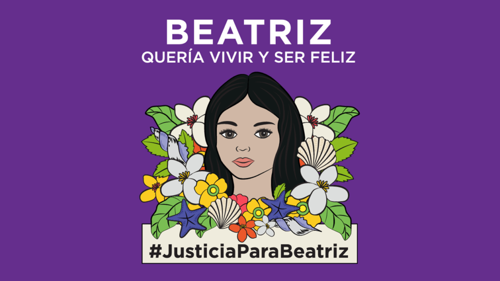 Ilustración de la campaña Justicia para Beatriz