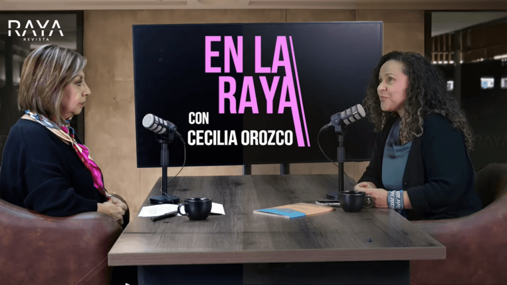 Foto donde aparecen Cecilia Orozco y Sandra Mazo